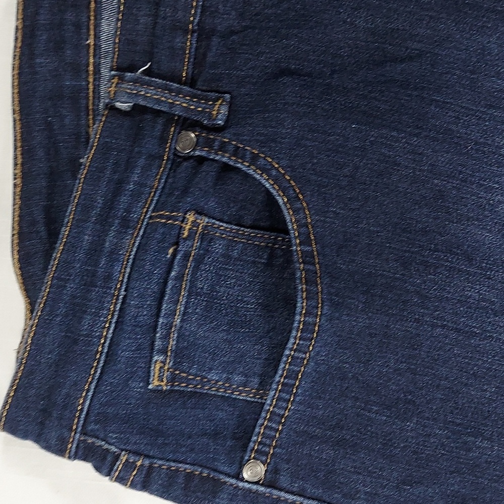 New Directions Sz 22WS Straight Denim Women's Dark Blue Jeans - Picture 4 of 10
